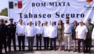 Inaugura el gobernador Arturo Núñez puestos de vigilancias en carreteras de Tabasco