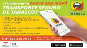 Inicia operaciones la APP móvil Transporte Seguro de Tabasco