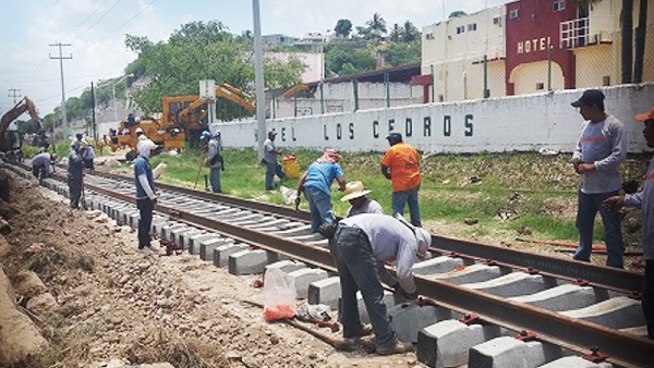 Campeche vias ferreas reparadas SCT