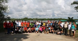 Exitoso recorrido de cicloturistas por los Pantanos de Centla