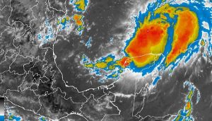 Se formó la tormenta tropical Hermine, a 345 km al norte de Río Lagartos, Yucatán