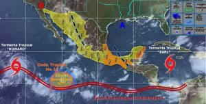 La Tormenta Tropical Earl provocará lluvias de fuertes a intensas a partir de este miércoles en la región