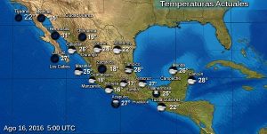 Se prevén lluvias con tormentas intensas en Tabasco, Oaxaca y Chiapas