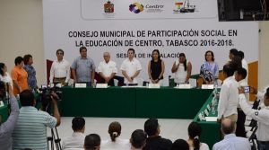Instala Centro Consejo Municipal de Participación Social en la Educación