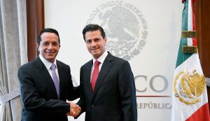 Peña Nieto se reunió con el Gobernador Electo de Quintana Roo, Carlos Joaquín González