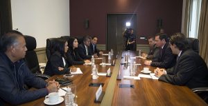 El Secretario de Gobernación se reunió con la dirigencia nacional del PRD
