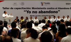 Impulsan estrategia para frenar el abandono escolar en Yucatán