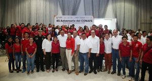 Celebra Conafe en Yucatán su 45 aniversario