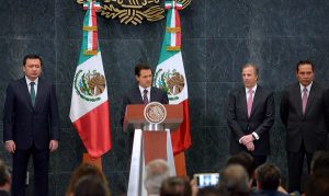 Anuncia el Presidente Enrique Peña Nieto cambios en su equipo de gobierno