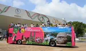 Presentan Turibus, una opción para visitas guiadas en Villahermosa, a partir de octubre