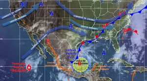En San Luis Potosí, Hidalgo, Puebla, Oaxaca y Veracruz, se prevén tormentas muy fuertes