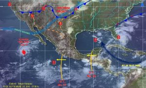 Se prevén tormentas intensas en Campeche, Chiapas, Tabasco y Oaxaca