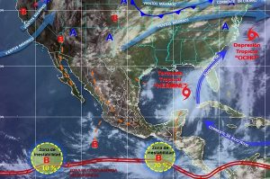 En Chiapas y Campeche se pronostican tormentas intensas, muy fuertes en Yucatán y Quintana Roo