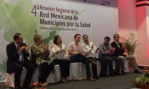 Asiste alcalde de Coatzacoalcos a IV Reunión Regional de la Red Mexicana de Municipios por la Salud