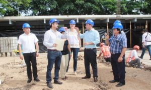 Supervisa el alcalde, Mauricio Vila, construcción de nuevo comedor escolar de la primaria «Netzahualcóyotl»