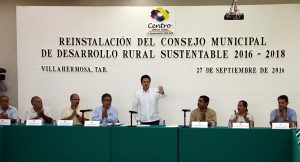 Asume Gerardo Gaudiano presidencia del Consejo de Desarrollo Rural Sustentable