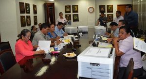 Reciben integrantes de la Comisión Inspectora de Hacienda Primera, Informes de Resultados 2015