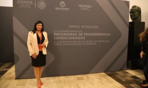 Participa Neyda García en simposio sobre sistema de protección social