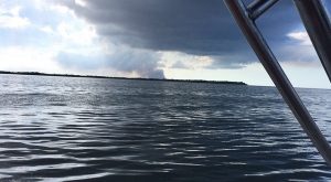 Se incendia Isla Holbox en Quintana Roo