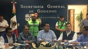 La Coordinación Nacional de Protección Civil encabeza acciones por presencia del Huracán Newton