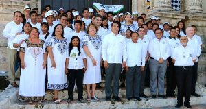 Inauguran Moreno Cárdenas y Gil Jiménez, encuentro de estudiantes indígenas del CONALEP