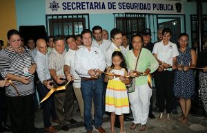 Inauguran remodelación de caseta de policía en Zona Luz y adoptan el “Pasaje Lerdo”