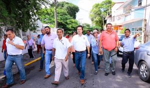 Anuncia Gaudiano obra de pavimentación por 10 mdp en la colonia El Recreo
