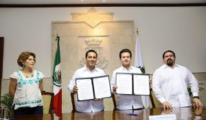 Centro y Mérida refrendan lazos con firma de Carta de Intención para intercambio y colaboración