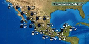Se estiman tormentas intensas en Puebla, Veracruz, Oaxaca, Chiapas y Tabasco