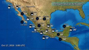 En regiones de Veracruz y Chiapas, se prevén tormentas muy fuertes durante las próximas horas
