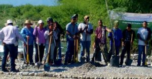 Reforesta PROFEPA en Coahuila los márgenes del Río San Juan, afluente del Río Sabinas