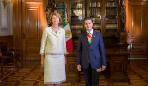 El Presidente Enrique Peña Nieto recibió las Cartas Credenciales de 20 Embajadores