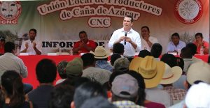Refrenda el gobernador Alejandro Moreno Cárdenas respaldo al sector cañero