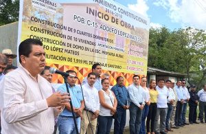 Lleva Rafael Acosta León beneficios a comunidades marginadas del Plan Chontalpa