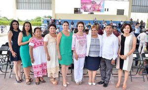 Christelle Castañón de Moreno asiste a Primer Informe de la presidenta del DIF Calakmul