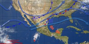 En Tamaulipas y Chiapas se pronostican lluvias con chubascos para las siguientes horas