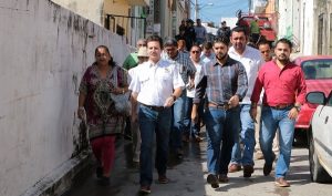 Realiza Gaudiano recorrido de supervisión en colonia Reforma