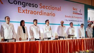 Inaugura Alejandro Moreno Cárdenas IX Congreso seccional del SNTE en Campeche