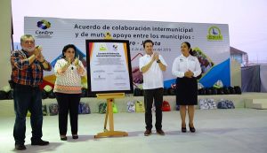 Firman Centro y Jonuta acuerdo de colaboración; “tienen nuestro total respaldo”: Gaudiano