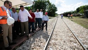 Continúa la rehabilitación integral ferroviaria en Yucatán