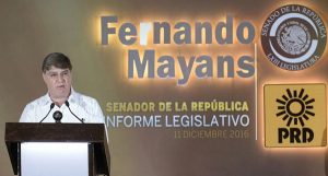 Un México más solidario, seguro y justo, objetivo del trabajo legislativo: Fernando Mayans Canabal