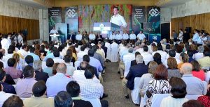 Inaugura el gobernador de Campeche, Alejandro Moreno Cárdenas, Foro Binacional