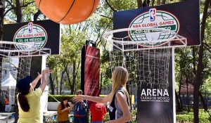 “Fan Zone NBA CDMX” en el Bosque de Chapultepec
