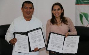 Firman convenio CECyTEC Y LA UNID Campeche