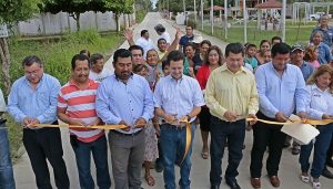 La pavimentación que entrego en La Huasteca es solo el inicio, tendrán más obras: Gaudiano