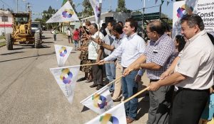 Invierte Centro 3 millones de pesos en pavimentación hidráulica para Huapinol