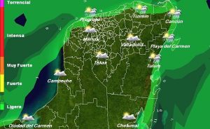 Pronóstico de recuperación gradual en las temperaturas en la península de Yucatán