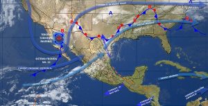 Prevalecen vientos, lluvias y ambiente frío en el noroeste y el norte de México