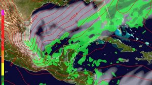 Se pronostica ingreso de frente frío a la Península de Yucatán este sábado