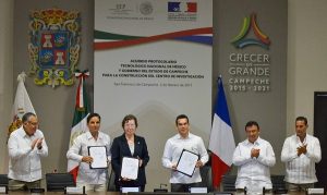 Firman acuerdo para construir innovador centro de investigación científica en Campeche